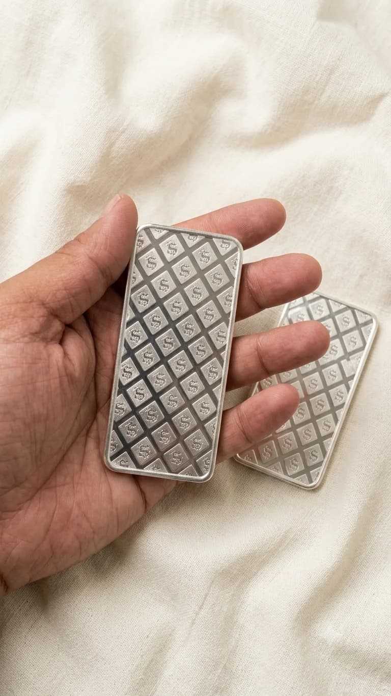 Fine Silver Bar Duo